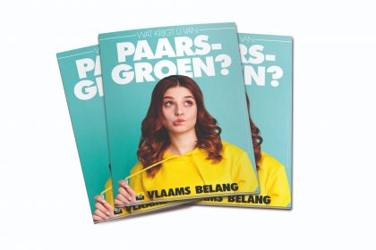 Foto: Vlaams Belang. Vlaams Belang verdeelt miljoen pamfletten tegen paars-groen